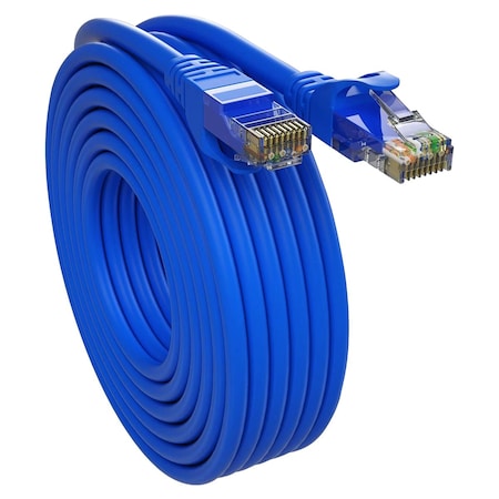 5 Core 5 Core Cat 6 Ethernet Cable - 20 ft 10Gbps Network Patch Cord - High Speed RJ45 Internet LAN Cable ET 20FT BLU